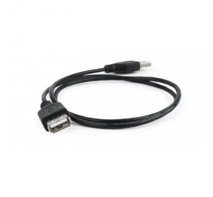 Cablexpert Дата кабель USB 2.0 AM/AF 0.75m Cablexpert (CC-USB2-AMAF-75CM/300-BK)