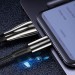 ColorWay Дата кабель USB 2.0 AM to Type-C 1.0m zinc alloy + led black ColorWay (CW-CBUC035-BK)