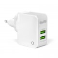 Intaleo Зарядний пристрій Intaleo TCA242 (2USB2,4A) (white) (1283126477492)