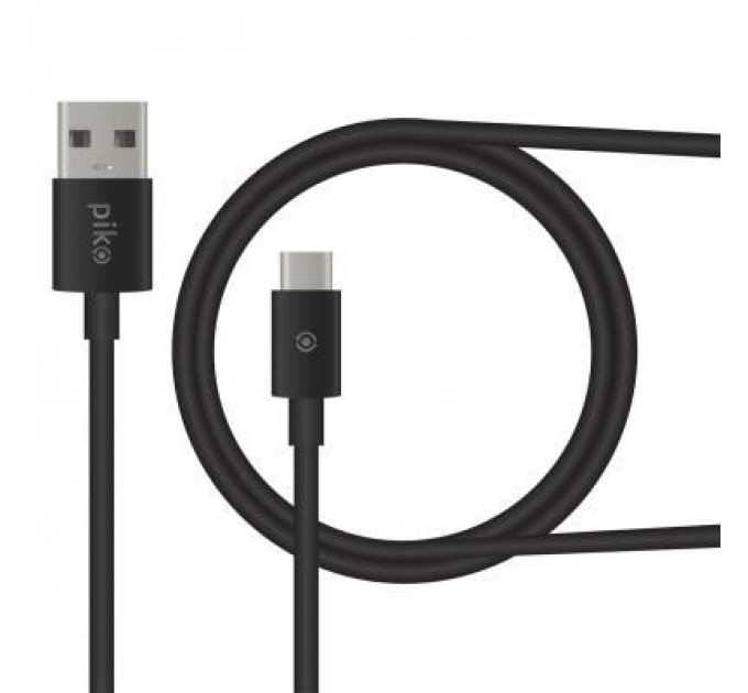 Piko Дата кабель USB 2.0 AM to Type-C 0.2m black Piko (1283126493843)