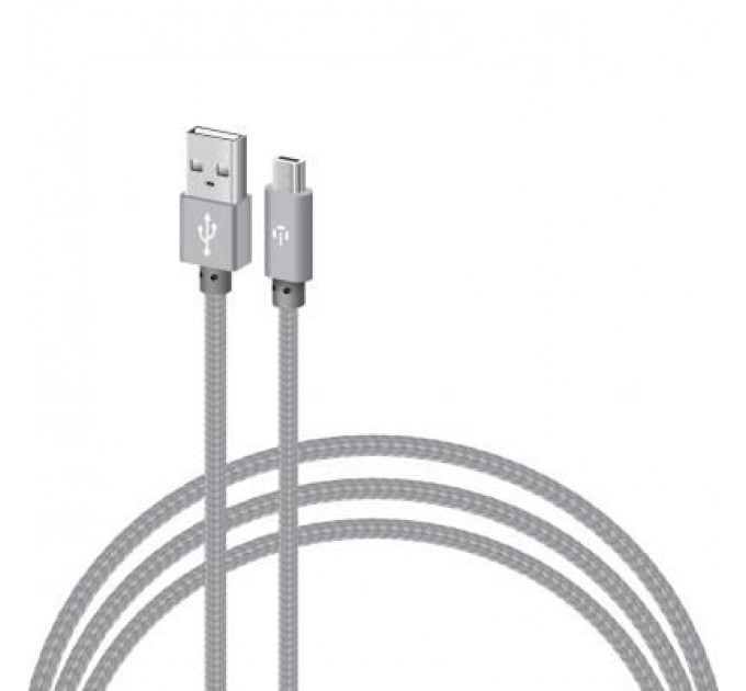 Intaleo Дата кабель USB 2.0 AM to Micro 5P 1.0m CBGNYM1 grey Intaleo (1283126477676)