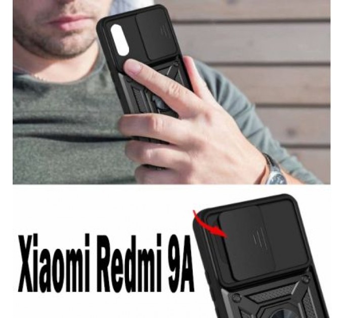BeCover Чохол до мобільного телефона BeCover Military Xiaomi Redmi 9A Black (705574)