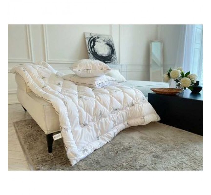 Руно Подушка Руно зі штучного лебединого пуху Silver Swan 50х70 см (310.52_Silver Swan)