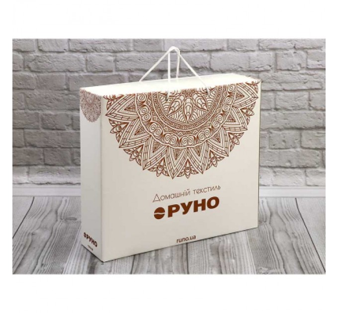 Руно Покривало Руно двостороннє VeLour Коричневе 150 х 220 см (360.55_Cappuccino)