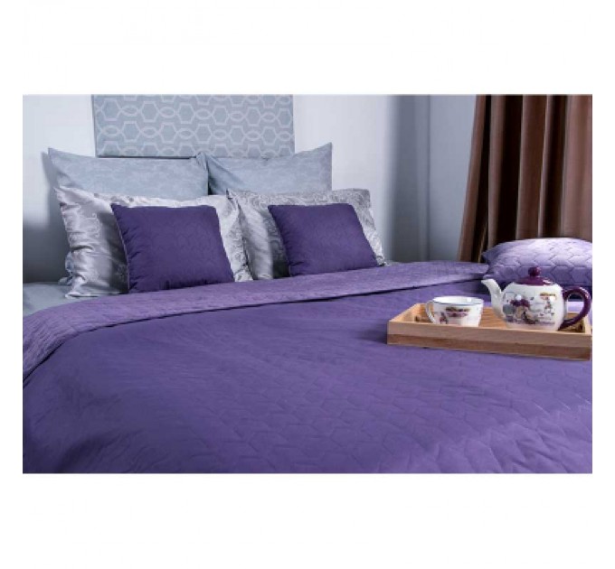 Руно Покривало Руно двостороннє VeLour Фіолетове 180 х 220 см (340.55_Violet)
