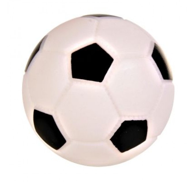 Trixie Іграшка для собак Trixie М'яч футбольний з пискавкою 10 см (4011905034362)