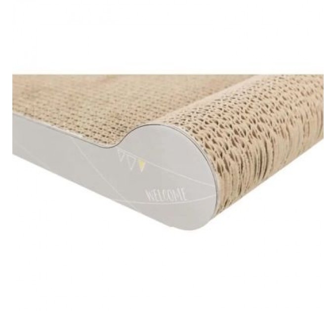 Trixie Дряпка (кігтеточка) для котів Trixie картонна 38×6×18 см (світло-сіра) (4011905480114)