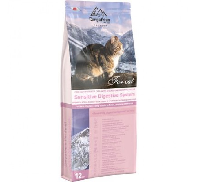 Carpathian Pet Food Сухий корм для кішок Carpathian Pet Food Sensitive Digestive System 12 кг (4820111140800)