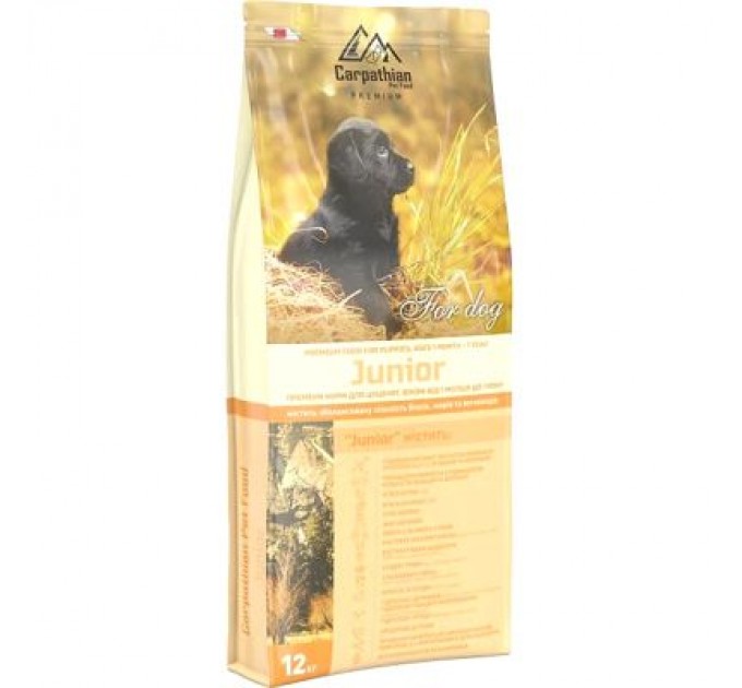 Carpathian Pet Food Сухий корм для собак Carpathian Pet Food Junior 12 кг (4820111140718)