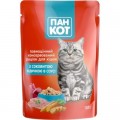 Пан Кот Вологий корм для кішок Пан Кот індичка в соусі 100 г (4820111141005)
