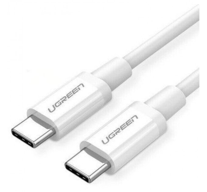 Дата кабель USB-C to USB-C 1.0m US264 ABS Shell White Ugreen (60518)