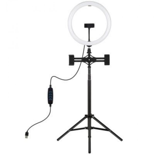 Puluz Набір блогера Puluz Ring USB LED lamp PKT3062B 11.8" + tripod 1.65 м (PKT3062B)