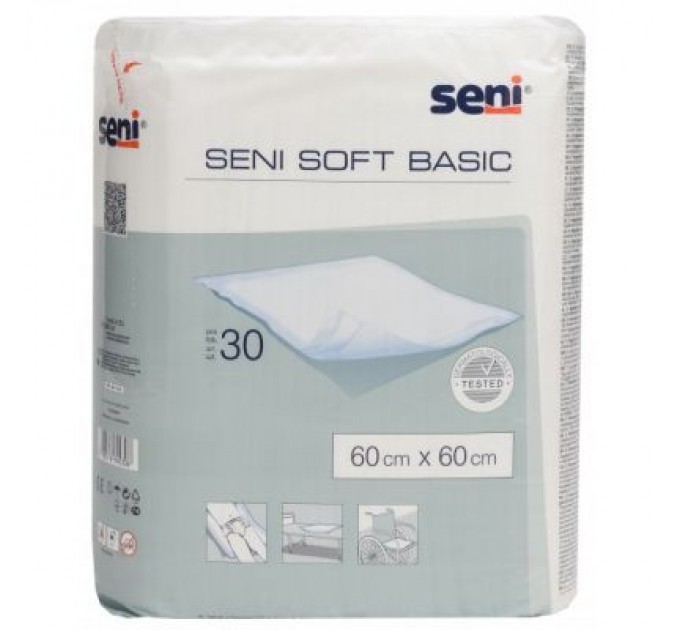 Пелюшки для малюків Seni Soft Basic 60х60 см 30 шт (5900516692308)