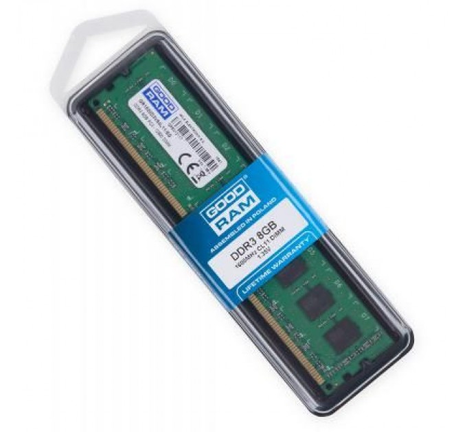 Goodram Модуль пам'яті для комп'ютера DDR3L 8GB 1600 MHz Goodram (GR1600D3V64L11/8G)