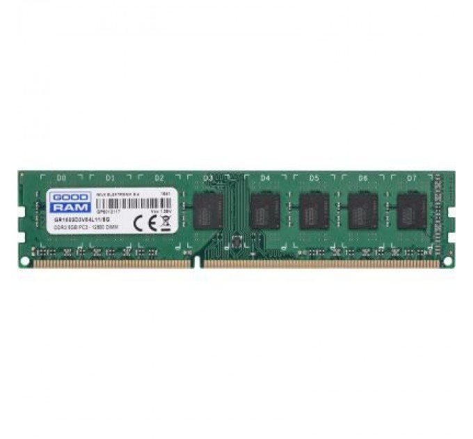 Goodram Модуль пам'яті для комп'ютера DDR3L 8GB 1600 MHz Goodram (GR1600D3V64L11/8G)