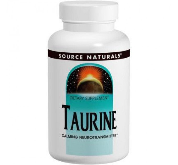 Source Naturals Амінокислота Source Naturals Таурін, 500 мг, 60 таблеток (SN1280)