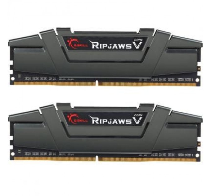 Модуль пам'яті для комп'ютера DDR4 16GB (2x8GB) 3200 MHz RipjawsV G.Skill (F4-3200C16D-16GVGB)