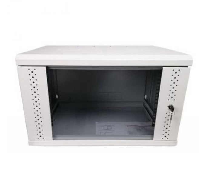 Шафа настінна Eserver 12U 600х600х637 (Ш*Г*В), скло (ES-Е1260G)