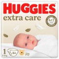 Huggies Підгузки Huggies Extra Care Розмір 1 (2-5 кг) 84 шт (5029053578057)