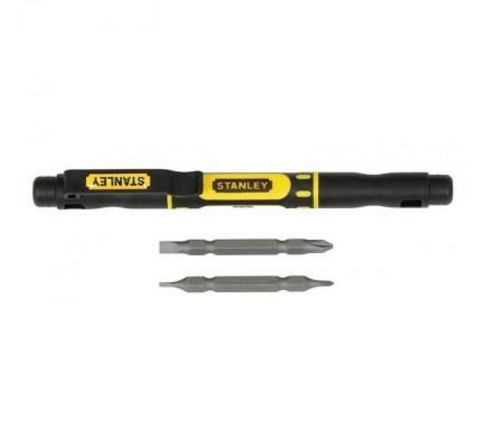 Набір викруток Stanley кишенькова з двома двосторонніми вставками (66-344M)
