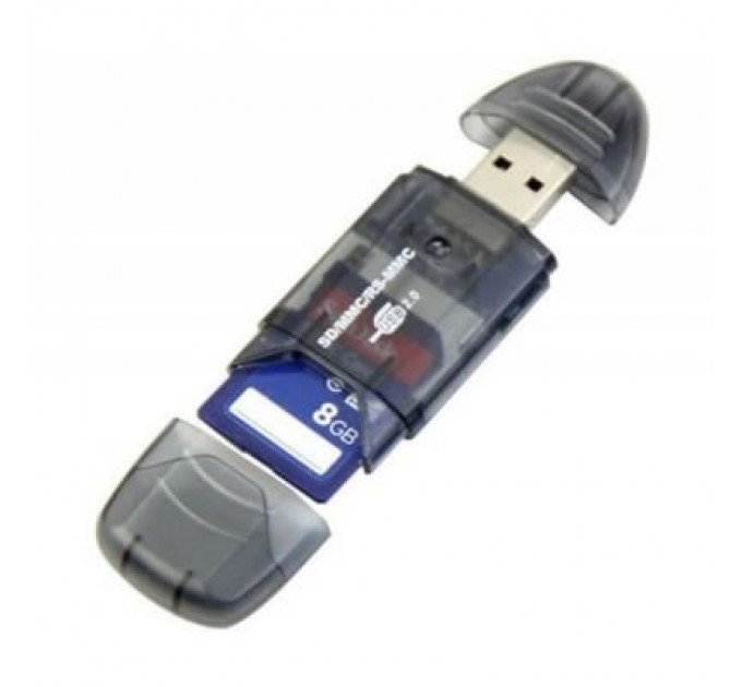 ST-Lab Зчитувач флеш-карт ST-Lab SD/ SDHC/ MMC /RS-MMC (U-371 black)