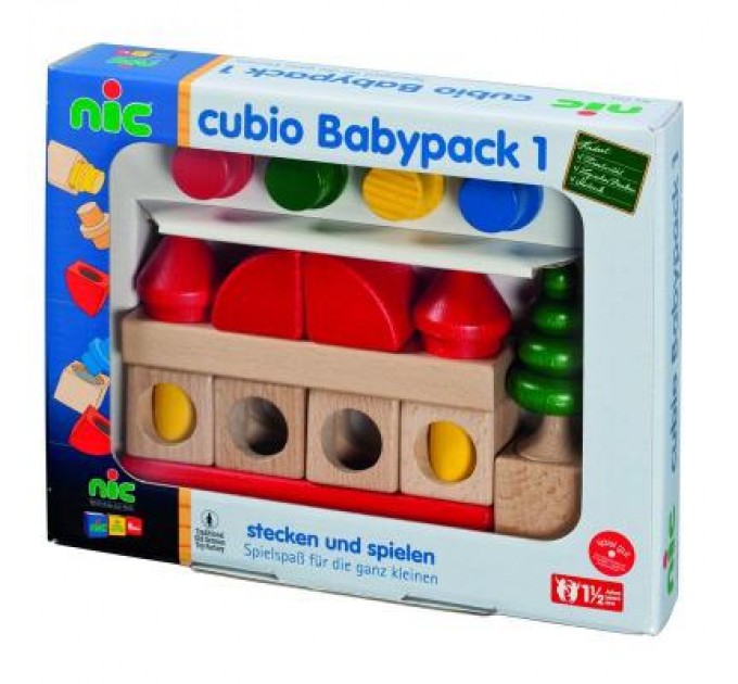 Nic Конструктор Nic cubio деревянный 20 эл. (NIC2111)