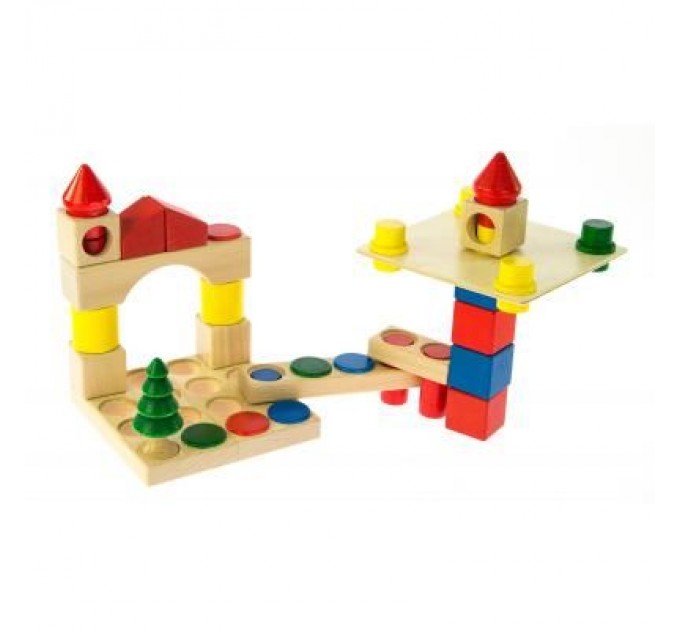 Nic Конструктор Nic cubio деревянный 44 эл. (NIC2101)