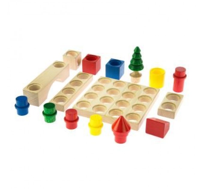 Nic Конструктор Nic cubio деревянный 44 эл. (NIC2101)