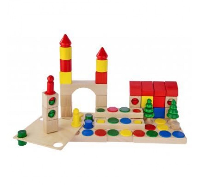 Nic Конструктор Nic cubio деревянный 96 эл. (NIC2102)