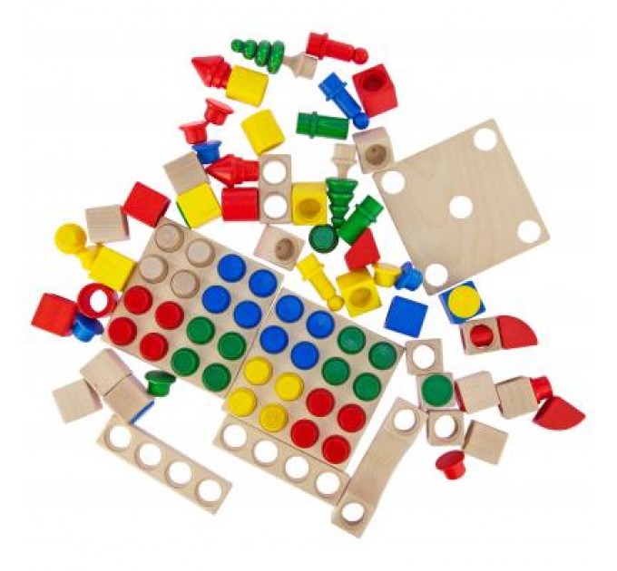 Nic Конструктор Nic cubio деревянный 96 эл. (NIC2102)