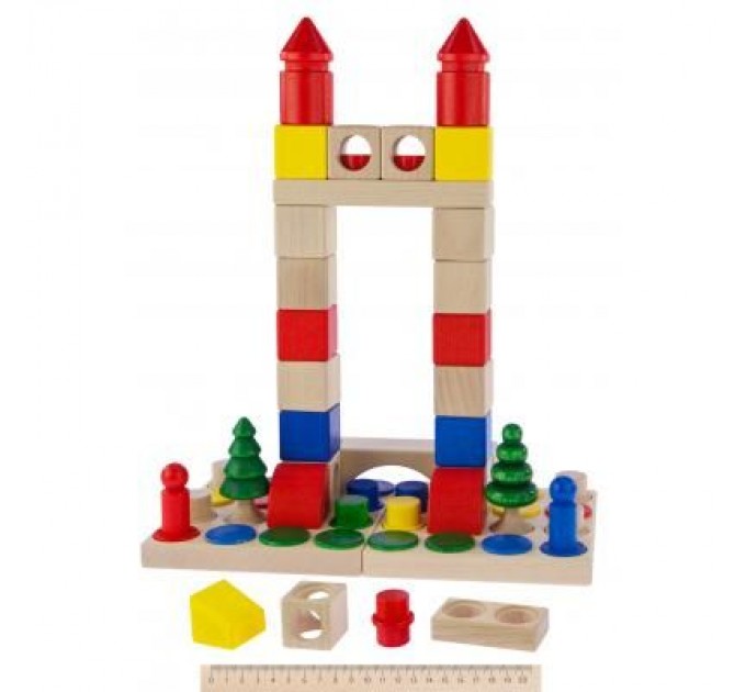 Nic Конструктор Nic cubio деревянный 96 эл. (NIC2102)