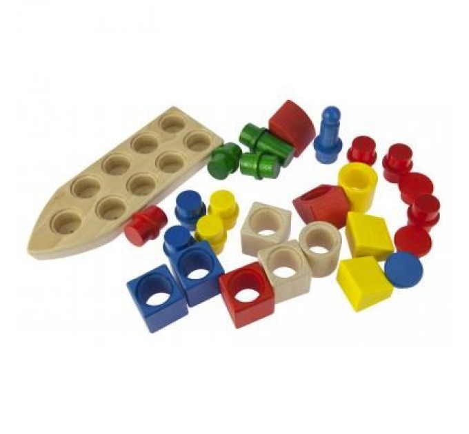 Nic Конструктор Nic cubio деревянный Кораблик (NIC2131)