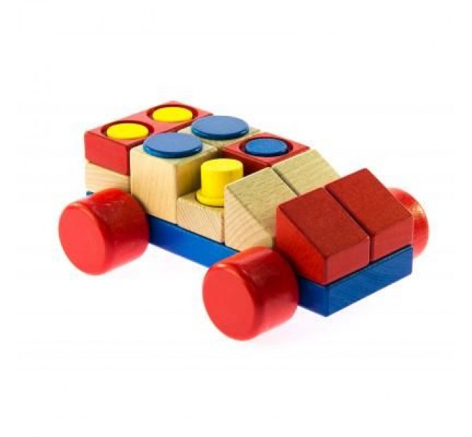 Nic Конструктор Nic cubio деревянный Машинка (NIC2141)