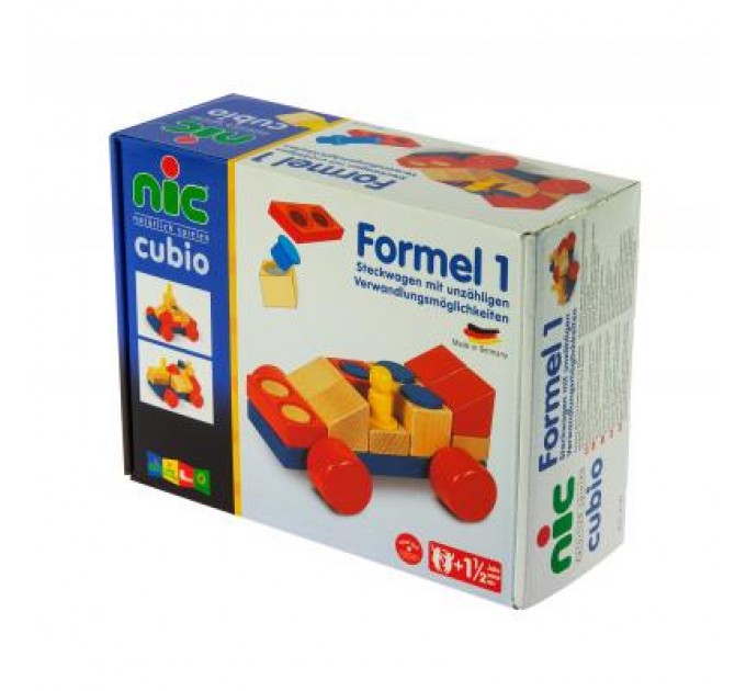 Nic Конструктор Nic cubio деревянный Машинка (NIC2141)
