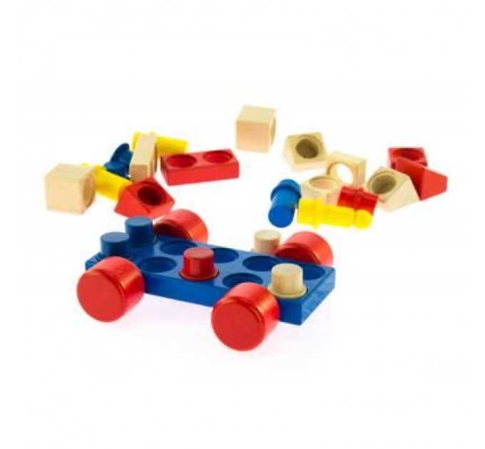 Nic Конструктор Nic cubio деревянный Машинка (NIC2141)