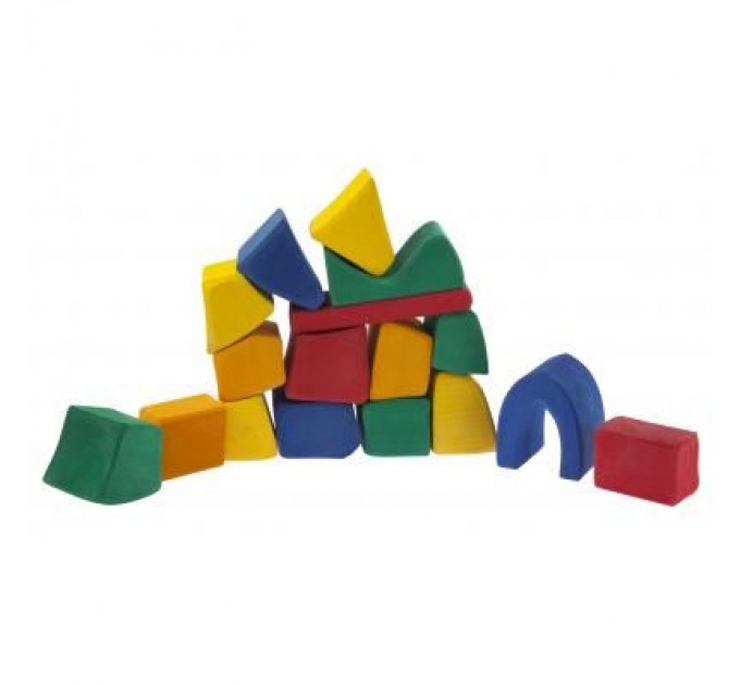 Nic Конструктор Nic деревянный Большой цветной 17 эл. (NIC523287)
