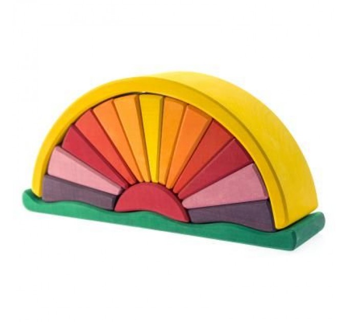 Nic Конструктор Nic деревянный Восход желтый (NIC523320)