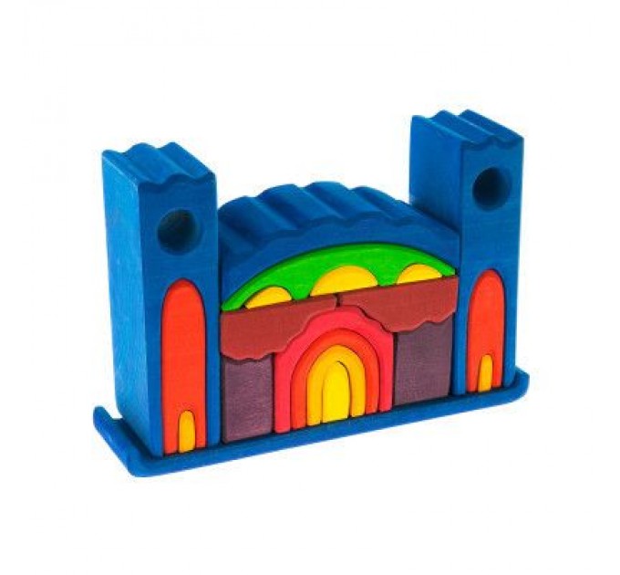 Nic Конструктор Nic деревянный Все в замке синий (NIC523268)