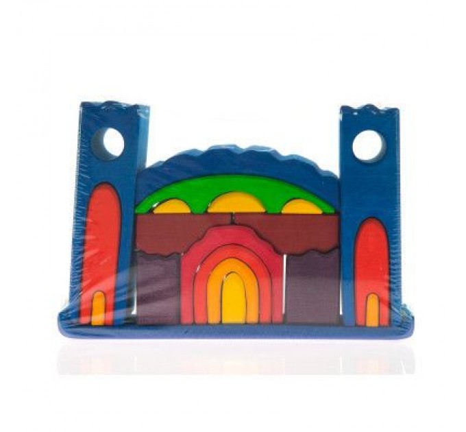 Nic Конструктор Nic деревянный Все в замке синий (NIC523268)