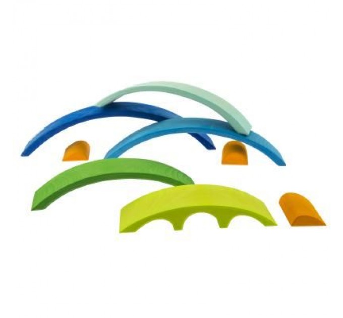 Nic Конструктор Nic деревянный Мост синий (NIC523331)