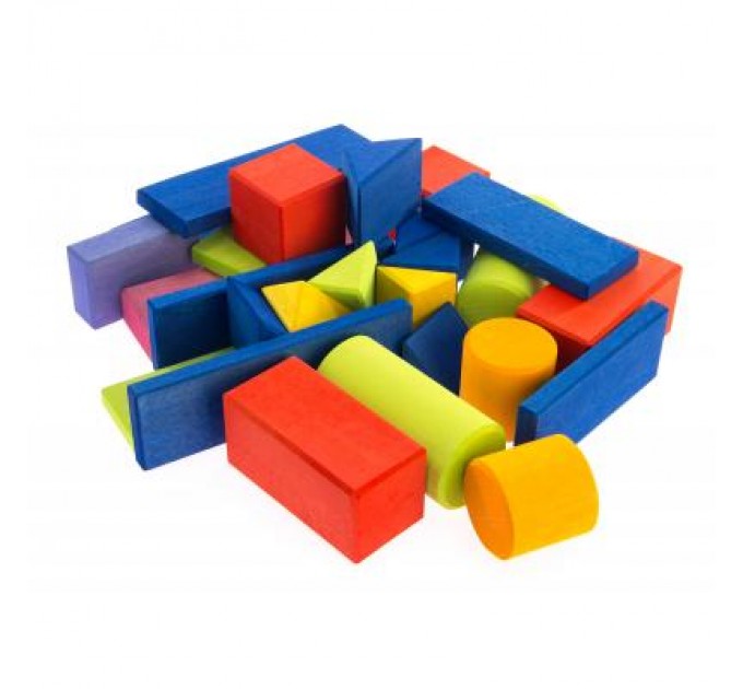 Nic Конструктор Nic деревянный Прованс маленький 27 эл. (NIC523306)