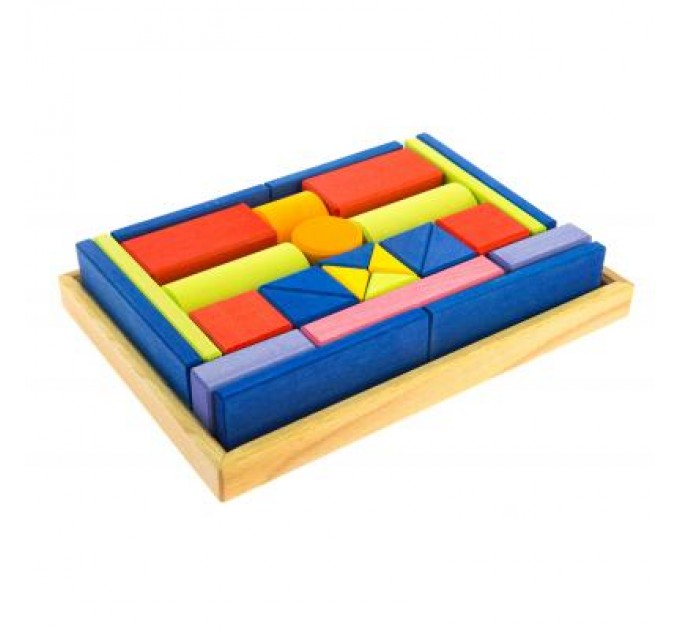 Nic Конструктор Nic деревянный Прованс маленький 27 эл. (NIC523306)