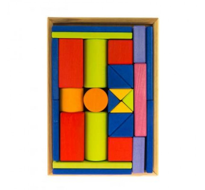 Nic Конструктор Nic деревянный Прованс маленький 27 эл. (NIC523306)