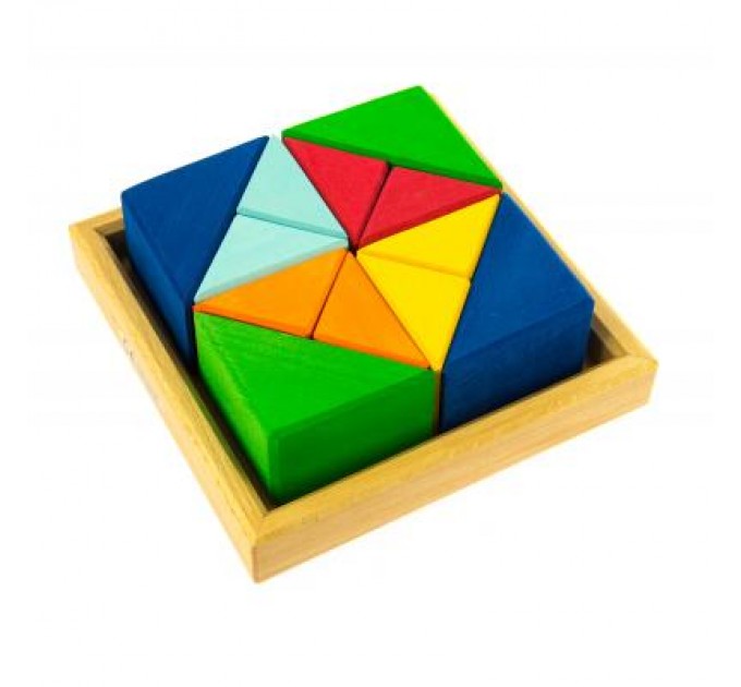 Nic Конструктор Nic деревянный Разноцветный треугольник (NIC523345)