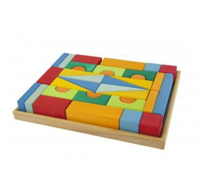 Конструктор Nic деревянный Тоскана большой 36 эл (NIC523310)