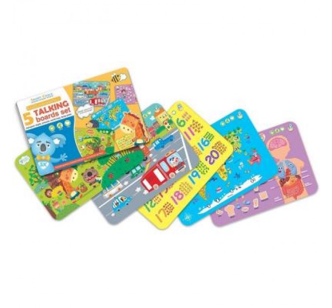 Smart Koala Інтерактивна іграшка Smart Koala Карта світу, Частини тіла, Цифри (SKSAB5IN1)