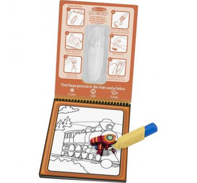 Melissa&Doug Набір для творчості Melissa&Doug Чарівна водна розмальовка Транспорт (MD15375)