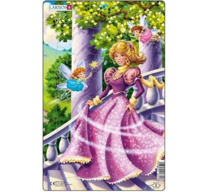 Larsen Пазл Larsen рамка-вкладиш Принцеса в рожевому серія МИДИ (U8-2)
