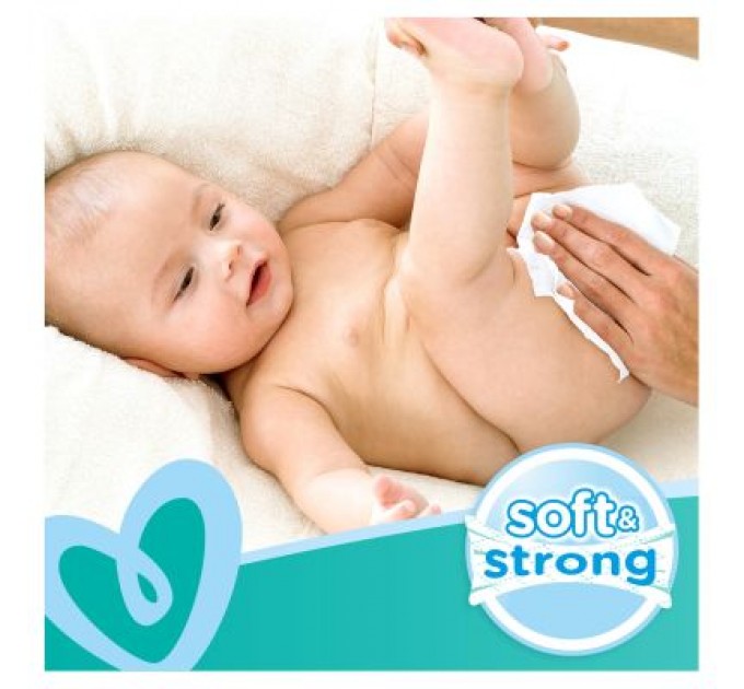Pampers Дитячі вологі серветки Pampers Fresh Clean 52 шт (8001841041360)