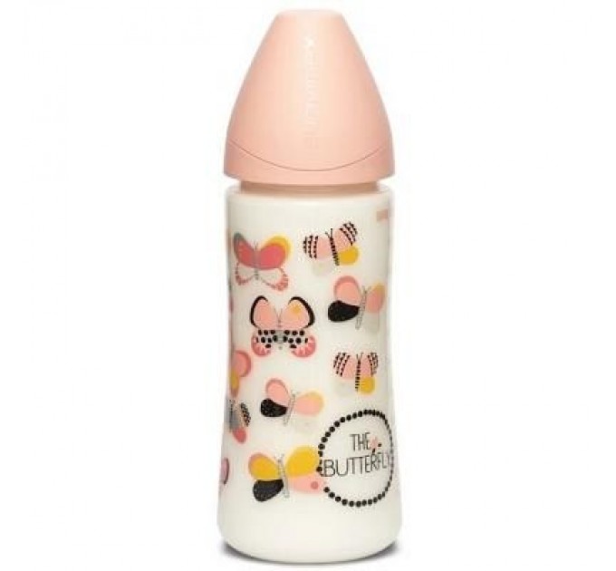 Suavinex Пляшечка для годування Suavinex Крилаті історії 360 мл помаранчева (304827)